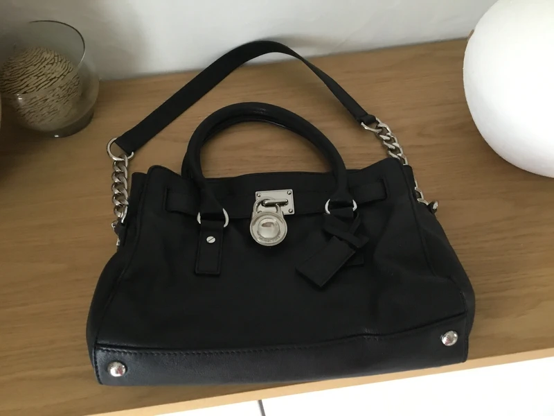 Sac cuir noir Michael Korss