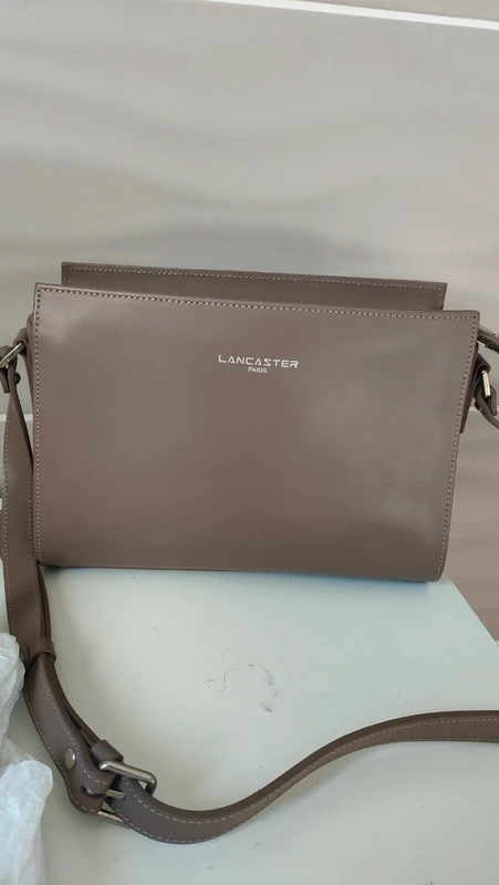 Lancaster sac trotteur smooth taupe