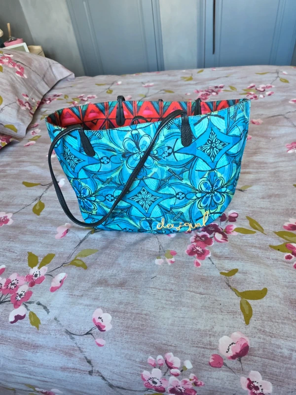 Sac cabas coloré et réversible