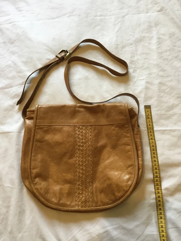 Sac Souleiado vintage cuir véritable tissu indiennes