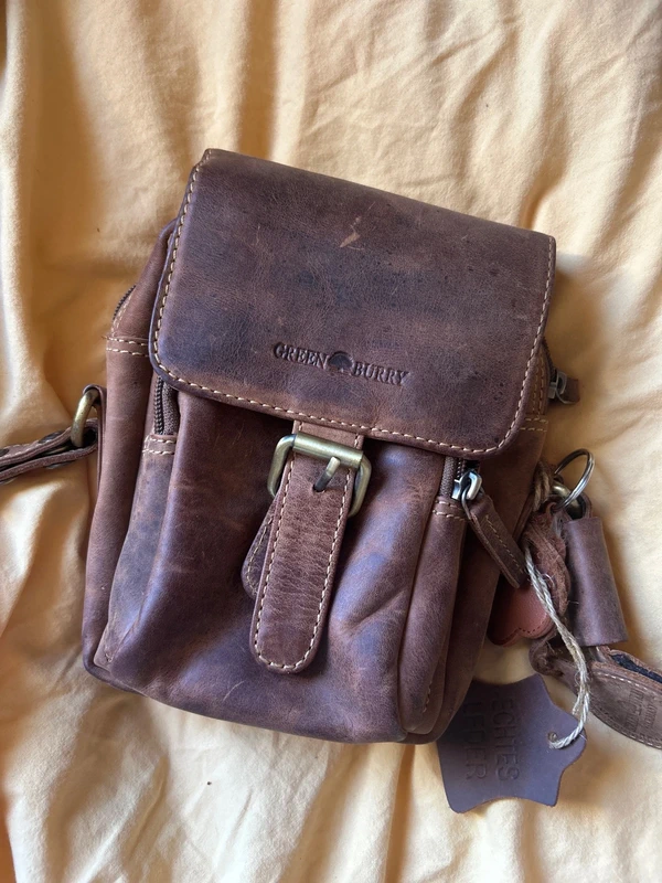 Sacoche cuir Green burry