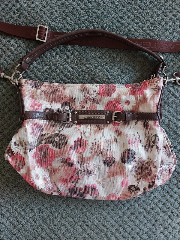 Sac vintage Lancaster fleurs