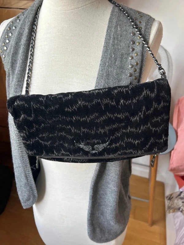 Sac en velours zadig et voltaire