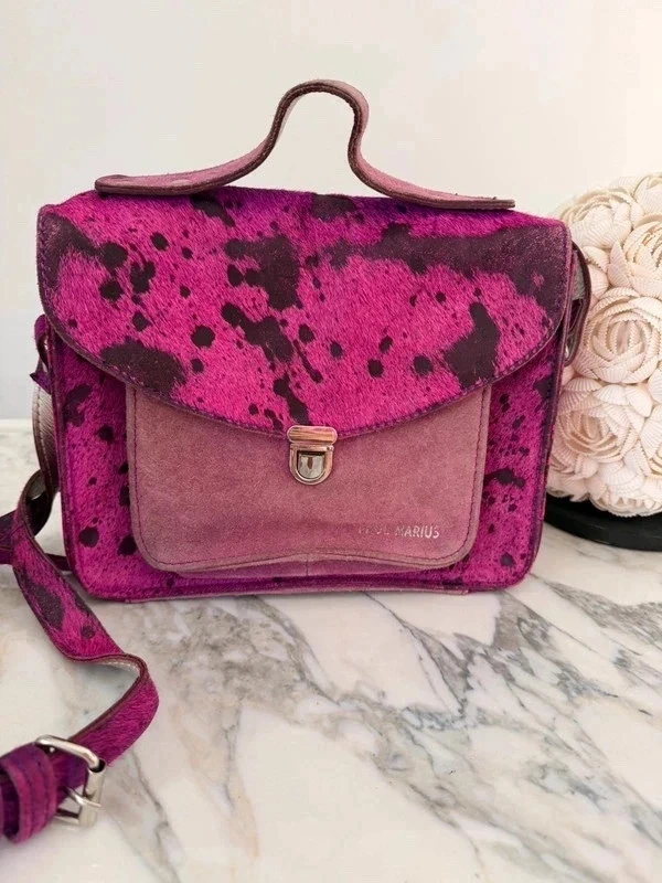 💕Sac Paul Marius en cuir véritable bon état