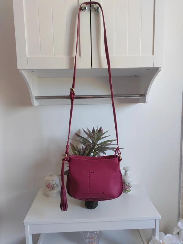 petit sac bandouillère en cuir