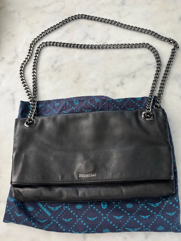 Sac pochette cuir zadig et voltaire