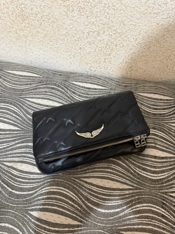 Pochette Zadig & Voltaire noire matelassée